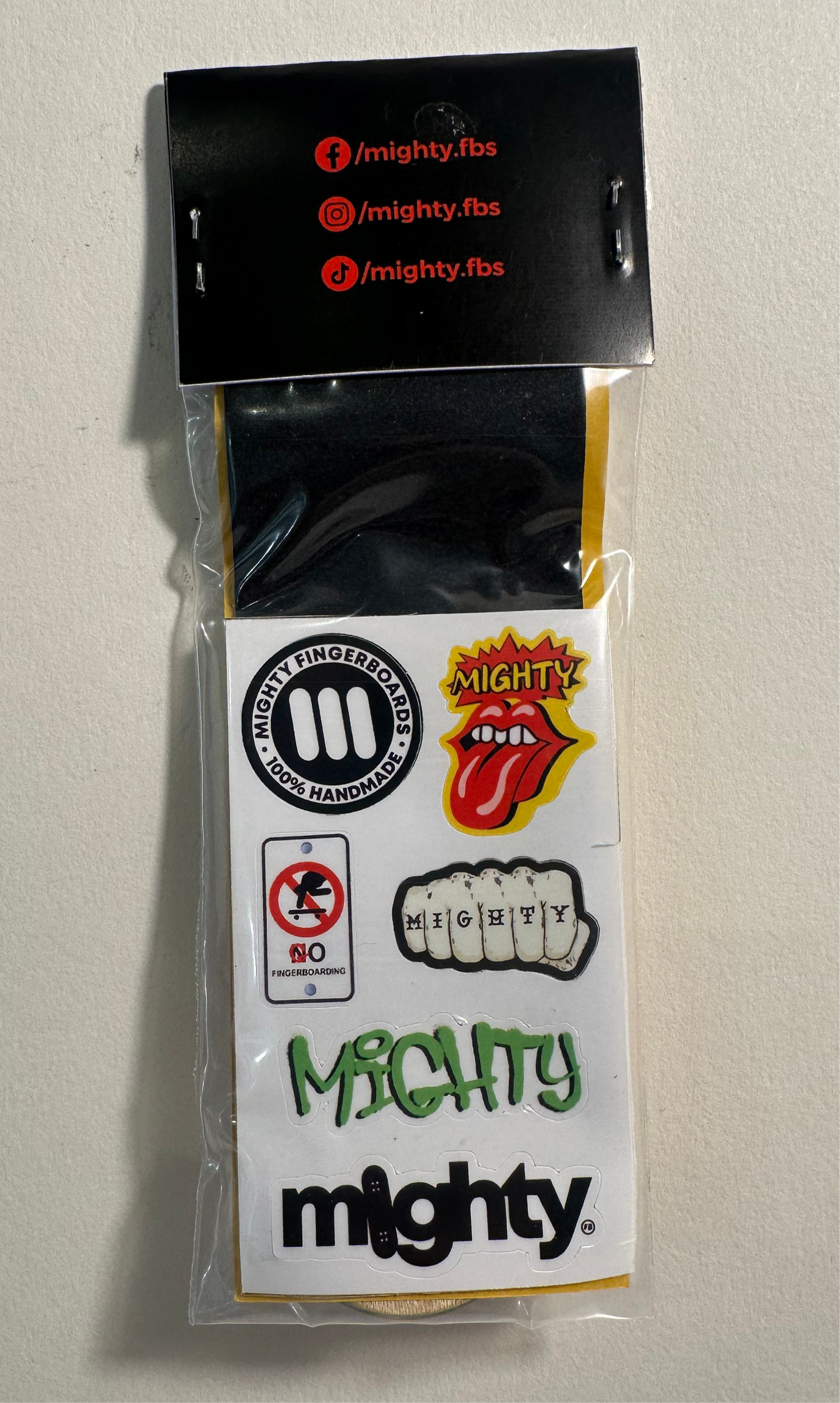 Mighty Fingerboards (Red Logo)