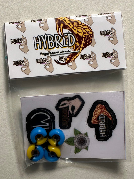 Hybrid wheels (Blue/Yellow)