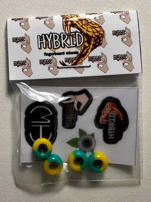 Hybrid wheels (Yellow/Green)