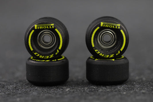 Piro P-Zero Black Real Wear Graphic Performance Wheels