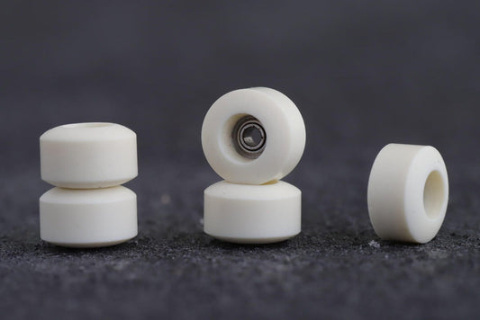 Dirty FB illPills - Cloud White Urethane Fingerboard Wheels (70D Street Shape)