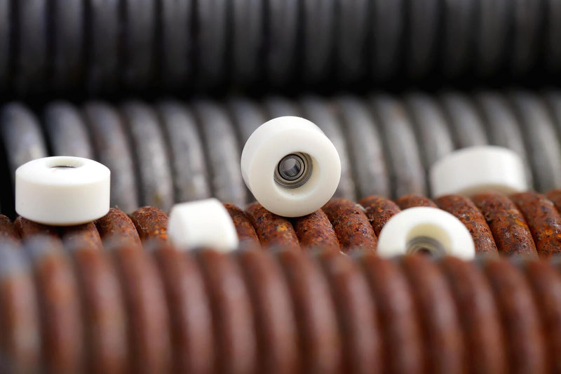 Dirty FB illPills - Cloud White Urethane Fingerboard Wheels (70D Street Shape)